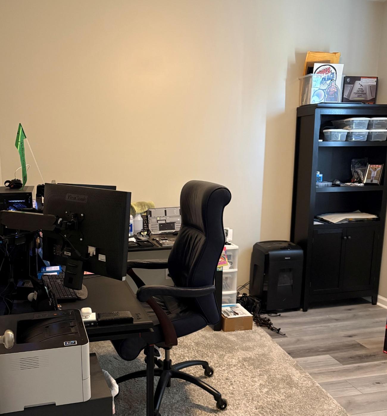 Wide view of the JMG Computers workspace and repair bench